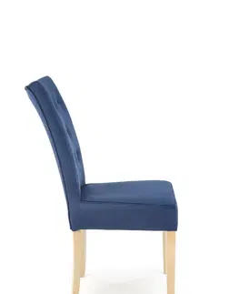 Židle HALMAR Jídelní židle MODULO 48 cm modrá