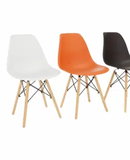 Židle Jídelní židle CINKLA 3 NEW Tempo Kondela Oranžová