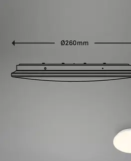 Stropní svítidla s čidlem pohybu Briloner Stropní svítidlo Ekos LED, senzor, Ø 26 cm
