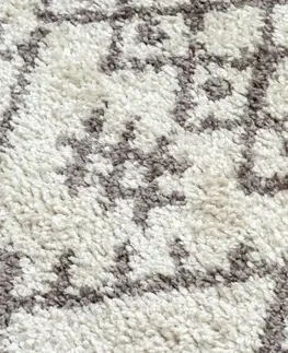 Koberce a koberečky Dywany Lusczow Kusový shaggy koberec BERBER TANGER krémový, velikost 80x150