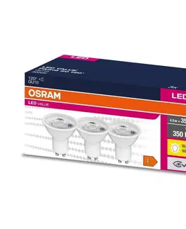 Žárovky Osram SADA 3x LED Žárovka PAR16 GU10/4,5W/230V 3000K 120° - Osram 