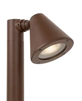 Venkovni stojaci lampy Moderní venkovní sloupek rezavě hnědý 30 cm IP44 nastavitelný - Ciara