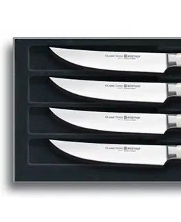 Sady steakových nožů WÜSTHOF Sada steakových nožů 4 ks Wüsthof CLASSIC IKON créme 9716-0