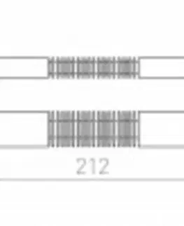 Kolejnice a příslušenství 1fáze RED - DESIGN RENDL RENDL 1F ohebný spoj bílá 230V  R12281
