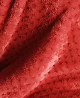 Přikrývky Deka AmeliaHome Shleepy červená, velikost 130x180