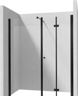 Sprchové kouty DEANTE/S Sprchové dveře skládací 90, pevná stěna 90 KTSXN41P+KTS_N39P+KTS_N11X KERRIA/0200
