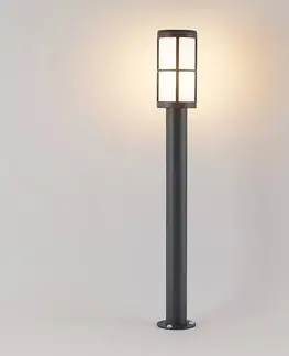 Osvětlení příjezdové cesty Lucande Lucande Kelini orientační světlo, 90 cm, tmavošedá