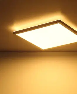 Stropní svítidla Globo LED stropní světlo Sapana, hranaté, stmívací, bílá