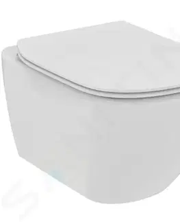 Záchody GEBERIT Duofix Set předstěnové instalace, klozetu a sedátka Ideal Standard Tesi, tlačítka Sigma30, Rimless, SoftClose, bílá/chrom 111.300.00.5 NE5