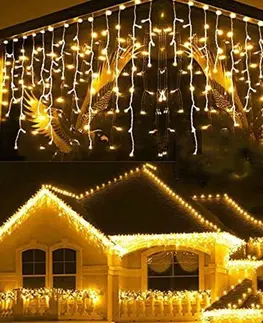 Vánoční řetězy a lamety Tutumi Světelný LED řetěz Kurty 300 cm - 500 světel teplá bílá