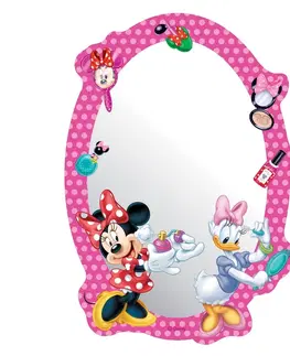 Samolepky na zeď AG Art Samolepicí dětské zrcadlo Minnie Mouse, 15 x 21,5 cm 