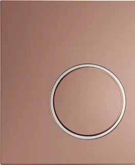 Kompletní WC sady WC tlačítko MEXEN FENIX růžová zlatá