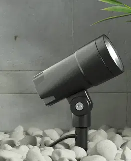 Zemní reflektory venkovní Lucande Venkovní LED reflektor Daja měnitelný úhel svícení