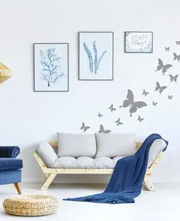 Samolepky na zeď Samolepka na zdi - Motýly ve vlastní barvě