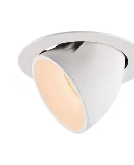 LED podhledová svítidla SLV BIG WHITE NUMINOS GIMBLE XL zápustné stropní svítidlo bílé 2700 K 20° 1006039