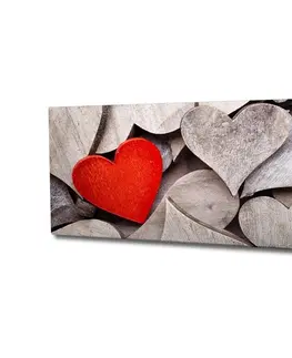 Obrazy Wallity Obraz na plátně Only your heart PC133 30x80 cm