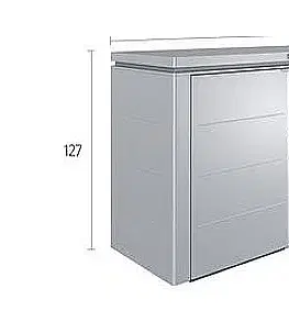 Úložné boxy Biohort Víceúčelový úložný box HighBoard 200 x 84 x 127 (šedý křemen metalíza) 200 cm (3 krabice)