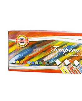 Hračky KOH-I-NOOR - Barvy temperové 10 barev x 10 ml