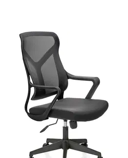 Kancelářské židle HALMAR Kancelářské křeslo SANTO 61 cm černé