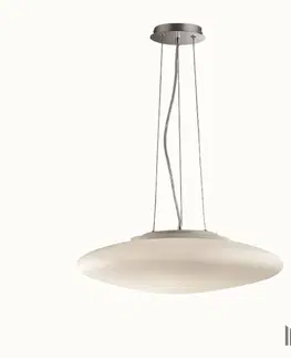Moderní závěsná svítidla Ideal Lux SMARTIES BIANCO SP3 D50 SVÍTIDLO ZÁVĚSNÉ 032009