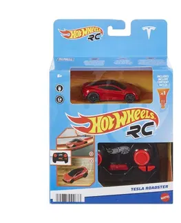 Hračky - RC modely MATTEL - Hot Wheels Rc Tesla Roadster 1:64