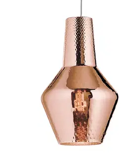 Závěsná světla Ailati Závěsné světlo Romeo 130 cm metalíza růžové zlato