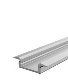 Profily Light Impressions Reprofil T-profil plochý ET-01-15 stříbrná mat elox 2000 mm 975061