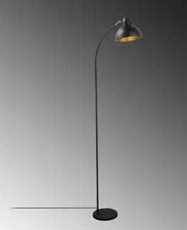 Svítidla Opviq Stojací lampa Varzan 162 cm černá