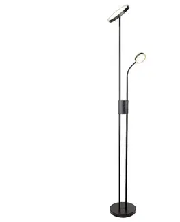 Lampy Rabalux Rabalux 3240-LED Stmívatelná stojací lampa OPHUS LED/18,5W/230V + LED/4,5W černá 