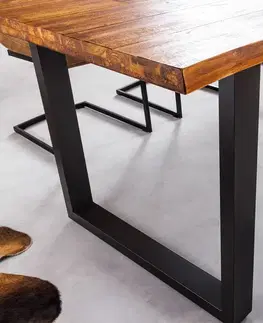 Jídelní stoly LuxD Jídelní stůl Evolution 200cm Antracit