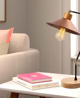 Lampy a lampičky Stolní lampa MANAVGAT měděná