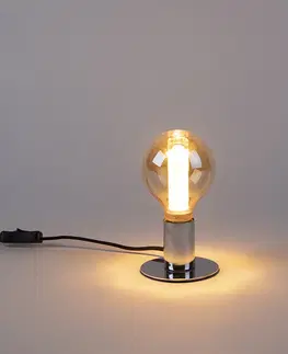 Zarovky LED žárovka G95 E27 5W 1800K jantarová stmívatelná ve třech krocích