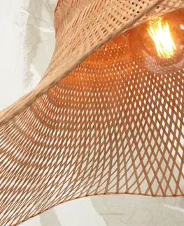 Stropní svítidla Good & Mojo GOOD & MOJO Ibiza stropní svítidlo Ø 65 cm přírodní