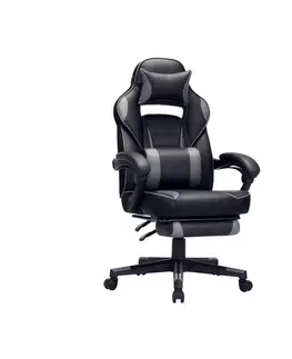 Kancelářské židle SONGMICS Herní židle BONXA černá