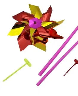 Hračky na zahradu LAMPS - Větrník barevný 2ks