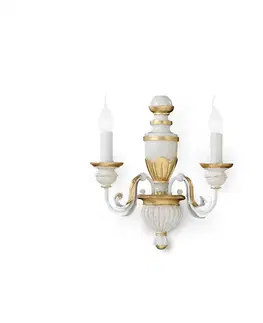 Klasická nástěnná svítidla Ideal Lux DORA AP2 SVÍTIDLO NÁSTĚNNÉ 020846