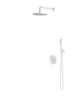 Sprchy a sprchové panely OMNIRES Sprchový systém Y pro podomítkovou instalaci, bílá mat SYSY35WM