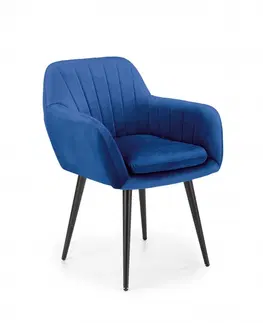 Židle Jídelní křeslo K429 Halmar Modrá