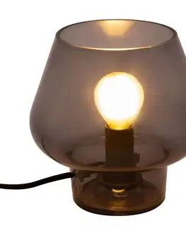 Stolní lampy Pauleen Pauleen Crystal Gleam stolní lampa kouřové sklo