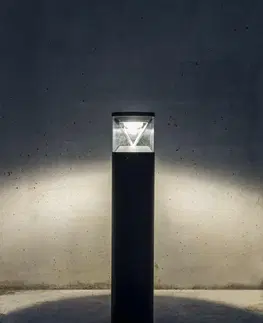 Stojací svítidla FARO RUSH sloupková lampa, tmavě šedá, 3000K 360st wide DALI