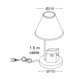 Dětské stolní lampy ACA Lighting Dětské stolní svítidlo MT120181