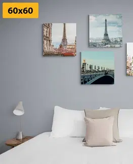 Sestavy obrazů Set obrazů Eiffelova věž