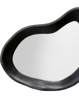 Nástěnná zrcadla KARE Design Nástěnné zrcadlo Dynamic - černé, 32x44cm