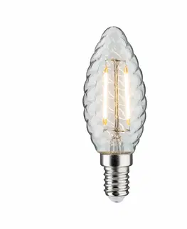LED žárovky PAULMANN LED svíčka 2,6 W E14 čirá teplá bílá 287.06