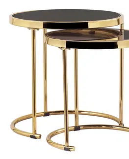 Konferenční stolky Odkládací stolek 2 ks MORINO empo Kondela Zlatá