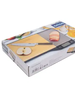 Kuchyňské váhy Orion Váha kuch. digit. bambus 5 kg+krájecí prkénko 