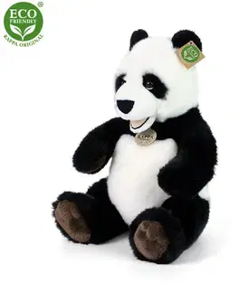 Plyšáci Rappa Plyšová sedící Panda, 33 cm