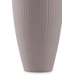 Dekorativní vázy AmeliaHome Keramická váza Thali cappuccino, velikost 7x7x23
