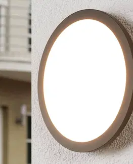 Venkovní stropní osvětlení Lucande LED venkovní stropní svítidlo Malena se senzorem