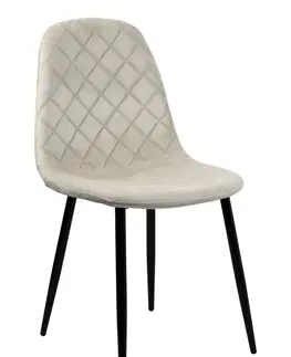 Židle TZB Čalouněná designová židle ForChair III béžová